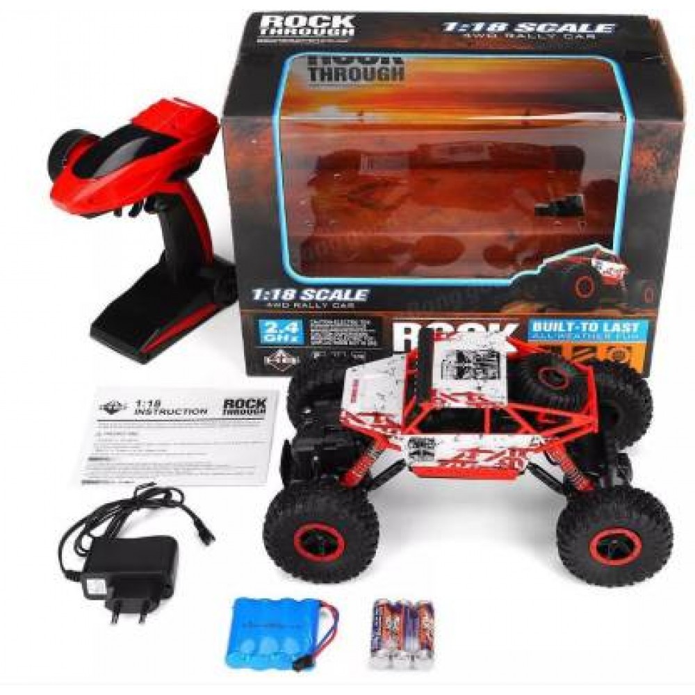4wd High Speed Remote Control Original Rock Crawler Truck 4 Channel 2.4 Ghz